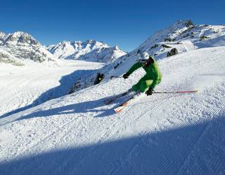 Skifahren auf der Riederalp